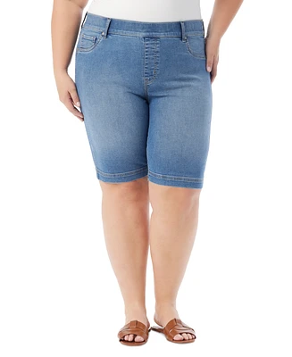 Gloria Vanderbilt Plus Shape Effect Bermuda Shorts