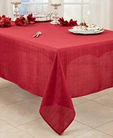 Saro Lifestyle Refined Stitched Plaid Tablecloth