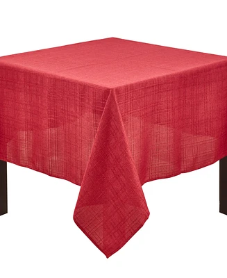 Saro Lifestyle Refined Stitched Plaid Tablecloth, 70" x 70"
