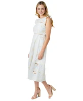 Sam Edelman Women's Eyelet Midi Dress
