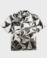 Mode of One Men's Short-Sleeve Slick Play Camp Collar Shirt, Exclusively at Macy's