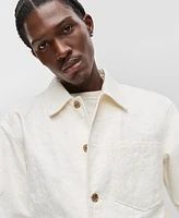 Mode of One Men's Embroidered-Twill Cotton Jacket, Exclusively at Macy's