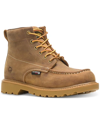 Wolverine Men's Floorhand Waterproof Moc Toe 6" Lace-Up Boots