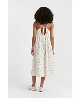 Chinti & Parker Women's Linen-Cotton Etoile Sundress