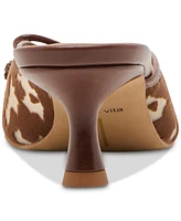 Dolce Vita Women's Cleo Bow Slip-On Kitten-Heel Mules