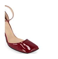 Liebe Onix Burgundy Leather Pumps