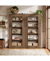 Tribesigns 5-Tier Bookshelf, 70.9" Tall Bookcase, Wooden Open Book Shelf, Freestanding Storage Display Shelves