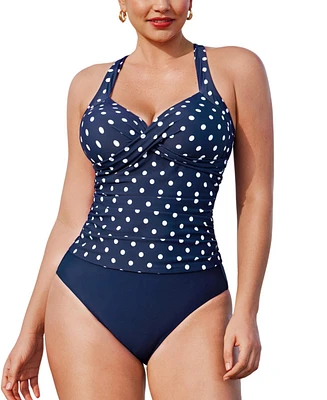 Women's Darling Dots Dd+ Tankini Set