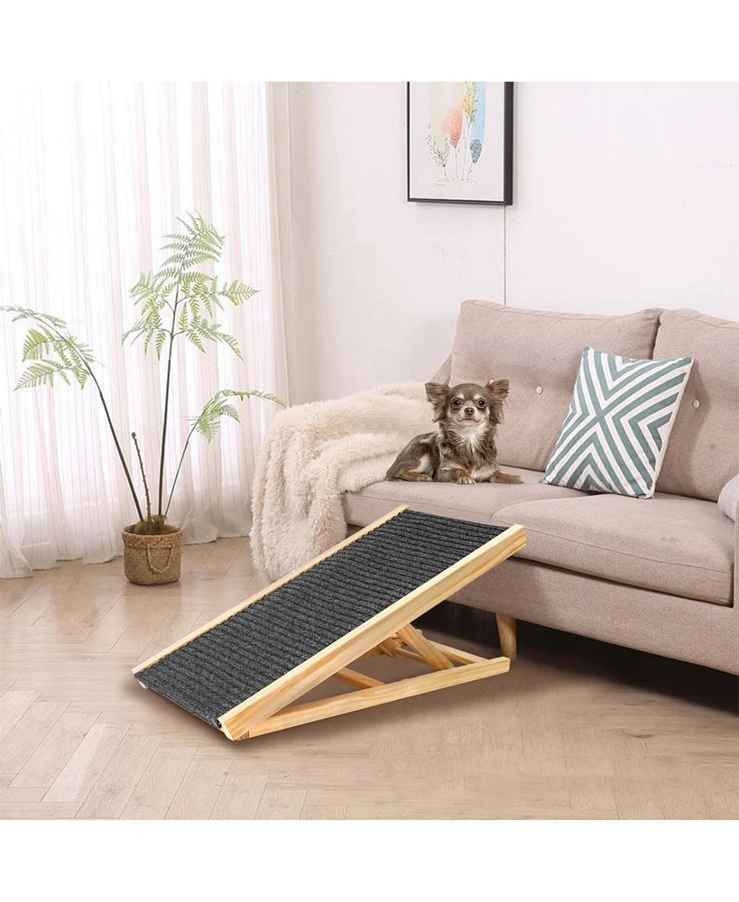Pet Ramp for Small Dogs with Non-Slip Rubber Surface