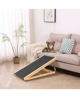 Pet Ramp for Small Dogs with Non-Slip Rubber Surface