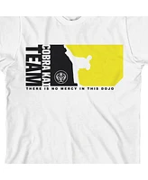 Cobra Kai Team No Mercy Dojo Youth Boy's White T-Shirt-xl