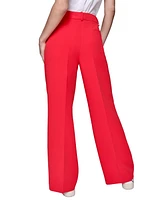 Karl Lagerfeld Paris Women's Bootcut High-Rise Pants