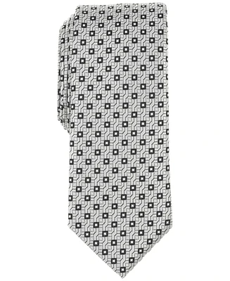 Alfani Men's Alene Slim Geometric Print Tie, Exclusively at Macy's