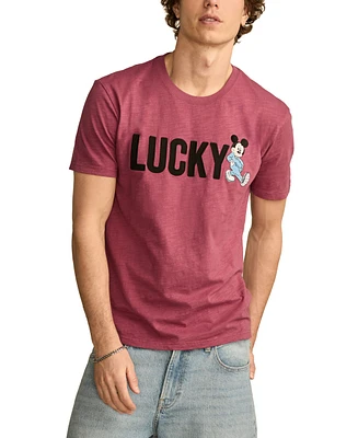 Lucky Brand Men's Mickey Logo Graphic T-Shirt