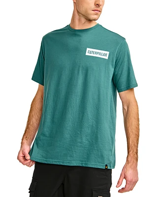 Cat Men's Reflective Caterpillar Logo T-Shirt