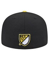 New Era Men's Black Columbus Crew 2025 Kickoff 59FIFTY Fitted Hat