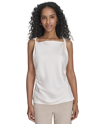 Calvin Klein Women's Twisted-Strap Sleeveless Top