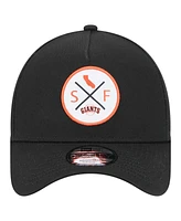 New Era Men's Black San Francisco Giants 9FORTY A-Frame Adjustable Hat