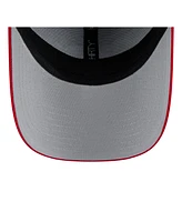 New Era Men's Gray/Red Cleveland Guardians 2025 Batting Practice 39THIRTY Flex Hat