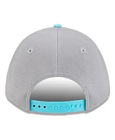 New Era Men's Gray/Teal Arizona Diamondbacks 2025 Batting Practice 9FORTY M-Crown Adjustable Hat