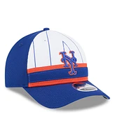 New Era Men's Royal/White New York Mets 2025 Batting Practice 9FORTY M-Crown Adjustable Hat