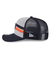 New Era Men's Gray/Navy Detroit Tigers 2025 Batting Practice 9SEVENTY Stretch-Snap Trucker Hat