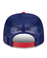 New Era Men's Royal/Red Philadelphia Phillies 2025 Batting Practice 9SEVENTY Stretch-Snap Trucker Hat