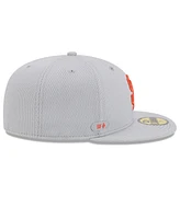 New Era Men's Gray San Francisco Giants 2025 Mlb Clubhouse 59FIFTY Fitted Hat