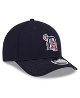 New Era Men's Navy Detroit Tigers 2025 Mlb Clubhouse 9FORTY M-Crown Adjustable Hat