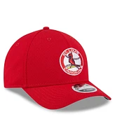 New Era Men's Red St. Louis Cardinals 2025 Mlb Clubhouse 9FORTY M-Crown Adjustable Hat