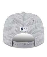 New Era Men's Gray New York Yankees 2025 Mlb Clubhouse 9FORTY M-Crown Adjustable Hat