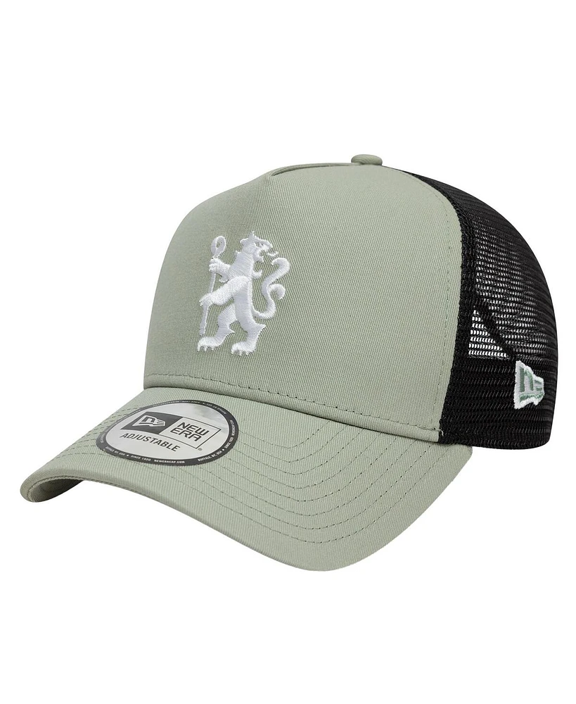 New Era Men's Light Green Chelsea Trucker Adjustable Hat