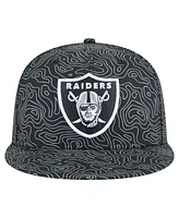 New Era Men's Black Las Vegas Raiders Geo 59FIFTY Fitted Hat