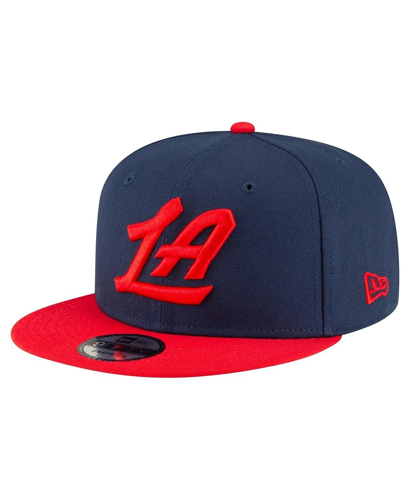 New Era Men's Navy/Red La Clippers 2-Tone 9FIFTY Snapback Hat