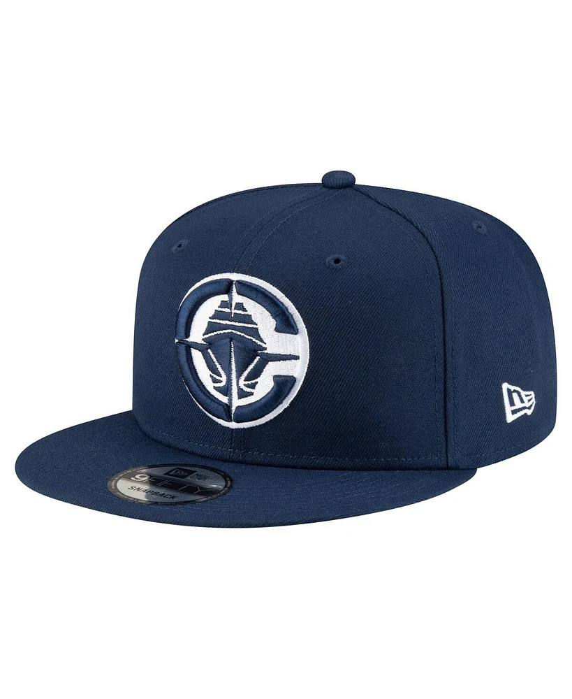 New Era Men's Navy La Clippers 9FIFTY Snapback Hat