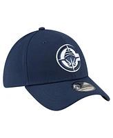 New Era Men's Navy La Clippers Logo 39THIRTY Flex Hat