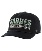 '47 Brand Men's Black Buffalo Sabres Oht Military Appreciation Homeland Honor and Defend Hitch Adjustable Hat