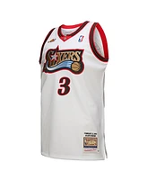 Mitchell & Ness Men's Allen Iverson White Philadelphia 76ers 2000 Nba All-Star Game Authentic Jersey