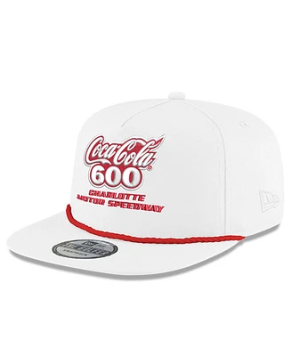 New Era Men's White Jeff Gordon Coca-Cola 600 First Win Golfer Adjustable Hat