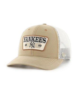 '47 Brand Men's Khaki New York Yankees Ridgewood Trucker Adjustable Hats