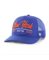 '47 Brand Men's Royal New York Mets Garner Trucker Adjustable Hat