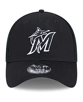 New Era Men's Miami Marlins Neo 39THIRTY Flex Hat