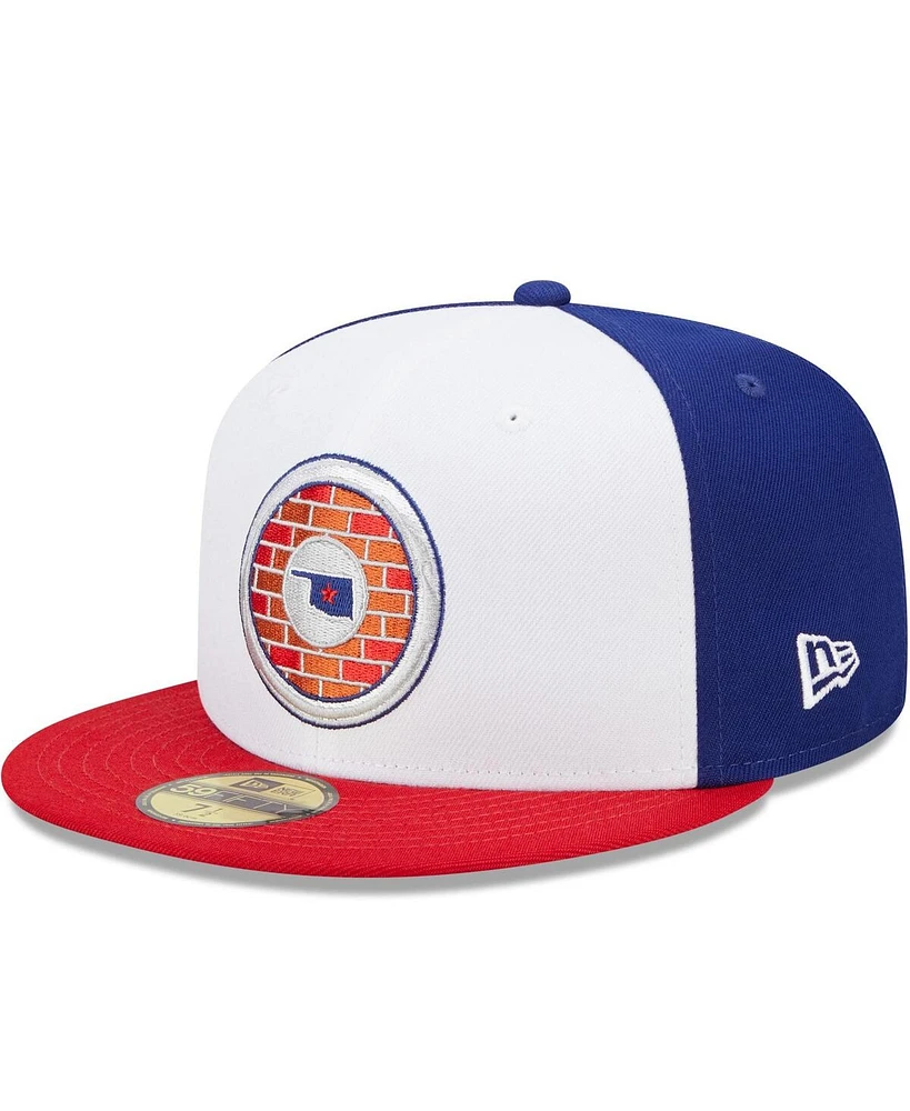 New Era Men's White/Red Oklahoma City Dodgers Marvel x Minor League 59FIFTY Fitted Hat