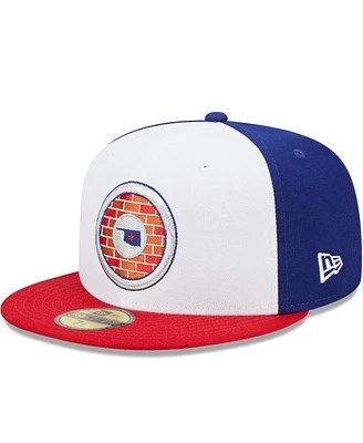 New Era Men's White/Red Oklahoma City Dodgers Marvel x Minor League 59FIFTY Fitted Hat