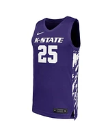 Nike Men's 25 Purple Kansas State Wildcats Replica Basketball Jersey