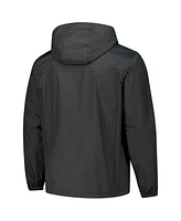 Dunbrooke Men's Black San Francisco 49ers Tropic Waterproof Packable Full-Zip Hoodie Jacket