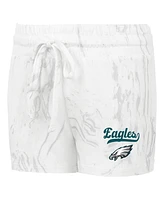 Concepts Sport Women's 2-Piece White Philadelphia Eagles Plus Quartz Tank Top and Shorts Set