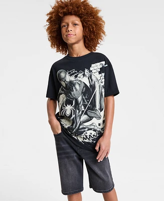 Spider-Man Little & Big Boys Miles Morales Jumbo Graphic Short-Sleeve T-Shirt