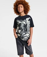 Spider-Man Little & Big Boys Miles Morales Jumbo Graphic Short-Sleeve T-Shirt