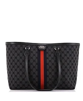 Pre-Owned Balenciaga Medium x Gucci The Hacker Project Tote Bb Canvas